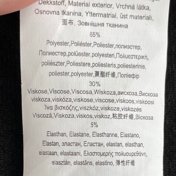 Sigrid Olsen Henny Jersey Reg Fit Hi Collar 3 Button Poly Blend Jacket Blk Sz S - Picture 13 of 14